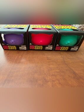 3-Pack Kids Toy Set - Purple, Pink, Teal